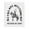 Stupell Industries Western Gotta Act Right Canvas By Lettered and Lined